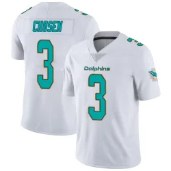 Youth Robbie Chosen Miami Dolphins No.3 limited Vapor Untouchable Jersey - White