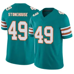 Youth Ryan Stonehouse Miami Dolphins No.49 Limited Alternate Vapor F.U.S.E. Jersey - Aqua