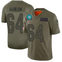 Youth Sean Harlow Miami Dolphins No.64 Limited 2019 Salute to Service Jersey - Camo