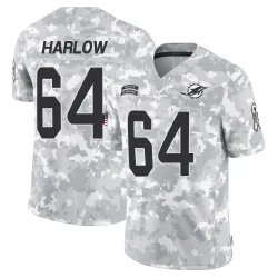 Youth Sean Harlow Miami Dolphins No.64 Limited 2024 Salute to Service Jersey - Arctic Camo