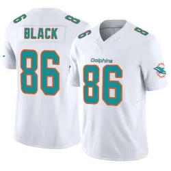 Youth Tarik Black Miami Dolphins No.86 Limited Vapor F.U.S.E. Jersey - White