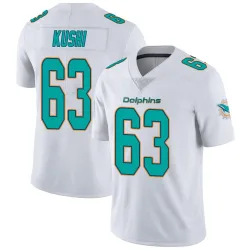 Youth Tedi Kushi Miami Dolphins No.63 limited Vapor Untouchable Jersey - White