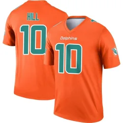 Youth Tyreek Hill Miami Dolphins No.10 Legend Inverted Jersey - Orange