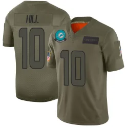 Youth Tyreek Hill Miami Dolphins No.10 Limited 2019 Salute to Service Jersey - Camo