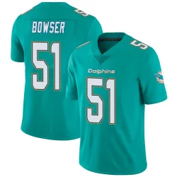 Youth Tyus Bowser Miami Dolphins No.51 Limited Team Color Vapor Untouchable Jersey - Aqua