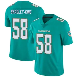 Youth William Bradley-King Miami Dolphins No.58 Limited Team Color Vapor Untouchable Jersey - Aqua