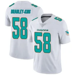 Youth William Bradley-King Miami Dolphins No.58 limited Vapor Untouchable Jersey - White