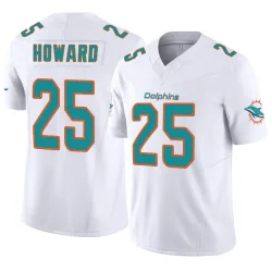 Youth Xavien Howard Miami Dolphins No.25 Limited Vapor F.U.S.E. Jersey - White