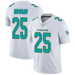 Youth Xavien Howard Miami Dolphins No.25 limited Vapor Untouchable Jersey - White